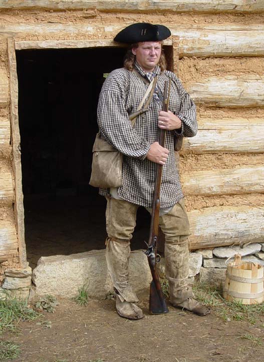 Billy Heck in his period gear in 2002.