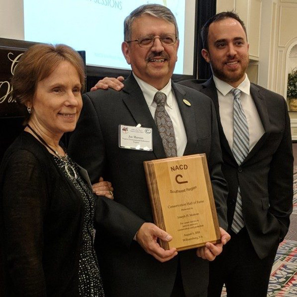 Maroon inducted into the National Conservation Districts Hall of Fame