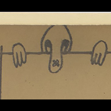Kilroy drawing on park plans