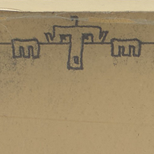 Kilroy drawing on park plans