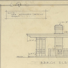 Kilroy drawing on park plans