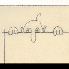 Kilroy drawing on park plans