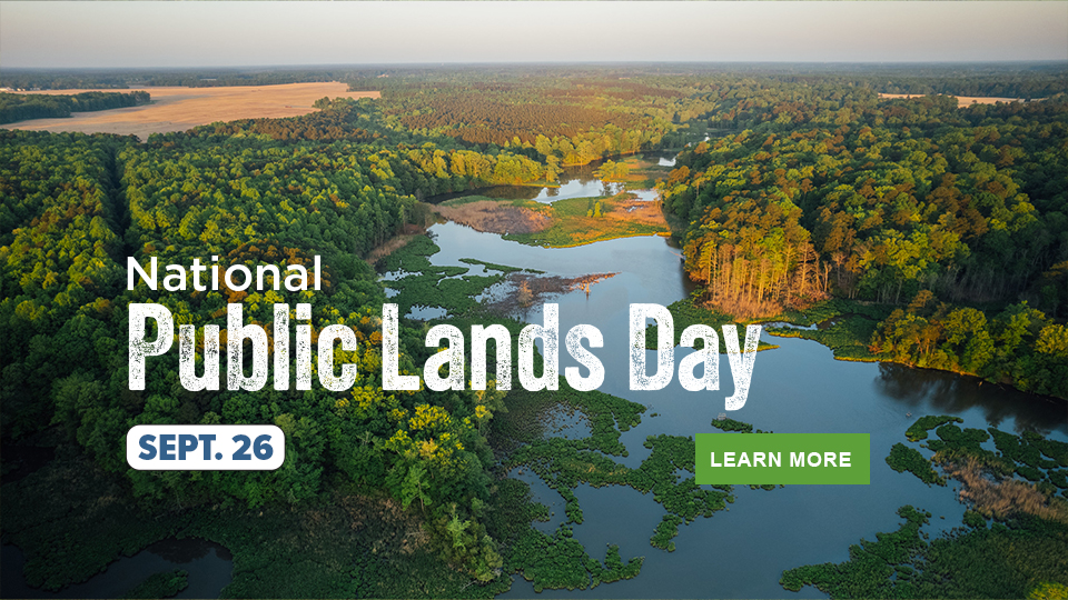 Join in an event on Public Lands Day Sept. 26