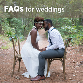 Read our wedding faqs.  Photo: Maria Grace.
 Website: mariagracephoto.com